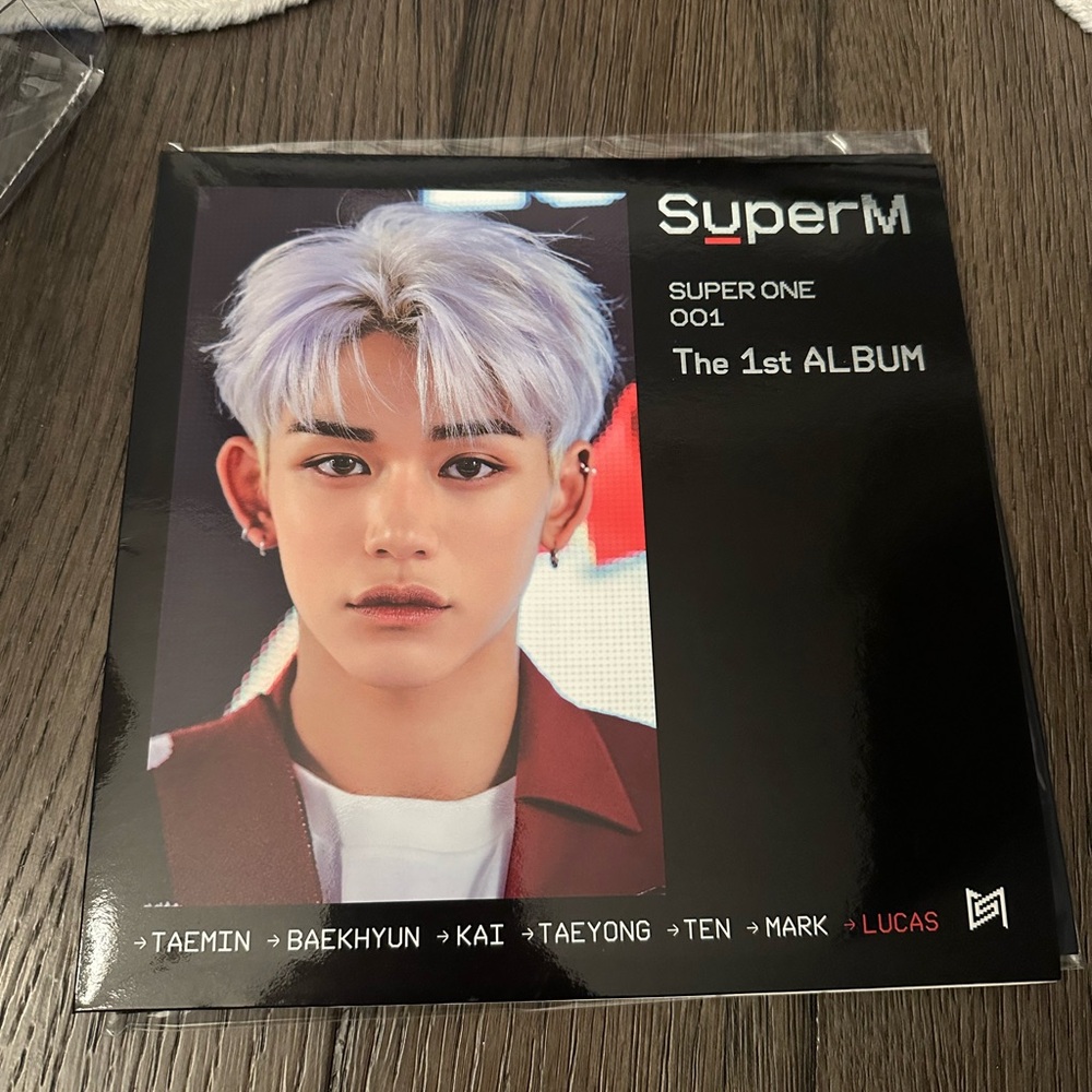 Signed Lucas photo - SuperM